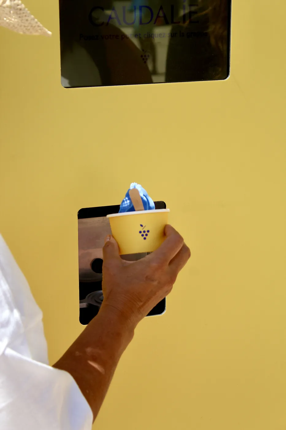 Activation Caudalie avec la machine à glaces Rimoo, captation Signé Bertolino